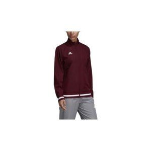 Adidas Women's Team 19 Woven Jacket Medium MaroonWhite LS Full Zip Team